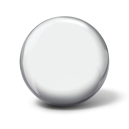Picture of Brunswick White Poly Viz-a-Ball Bowling Ball