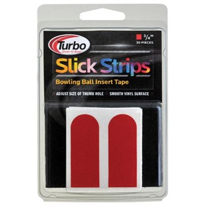 Picture of Turbo Grip Strips Tape Red 3/4" Precut Fitting Tape 30 Count