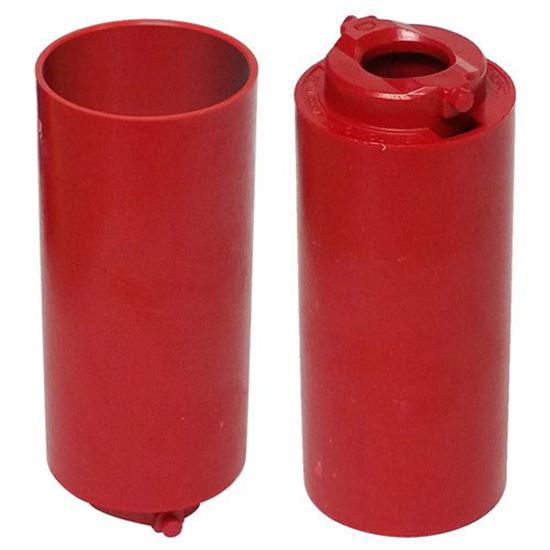 Picture of Turbo Switch Grip Empty Removable Inner Sleeve Red - Pack of 5