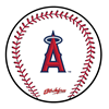 Picture of KR Strikeforce MLB Los Angeles Angels Round Baseball Shammy