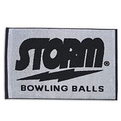 Picture of Storm Woven Bowling Towel Black Grey