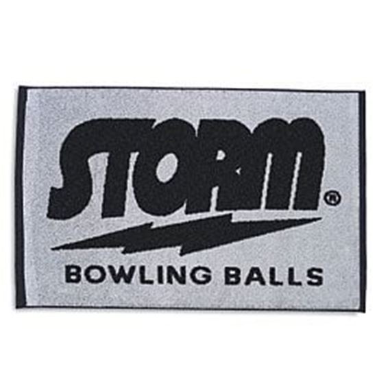 Picture of Storm Woven Bowling Towel Black Grey