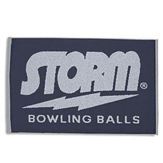 Picture of Storm Woven Bowling Towel Grey Navy