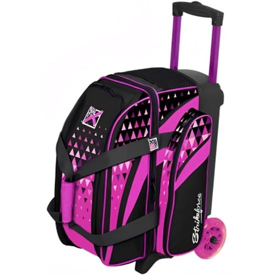 Picture of KR Cruiser Arrow 2 Ball Double Roller Pink Bowling Bag
