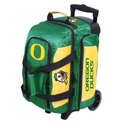 Picture of KR NCAA 2 Ball Double Roller Oregon Ducks Bowling Bag