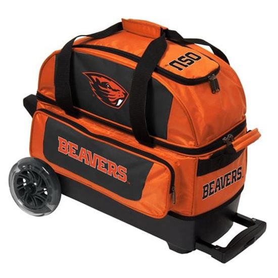 Picture of KR NCAA 2 Ball Double Roller Oregon Beavers Bowling Bag