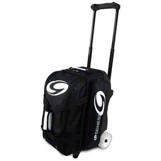 Picture of Genesis Sport 2 Ball Double Roller Black Bowling Bag