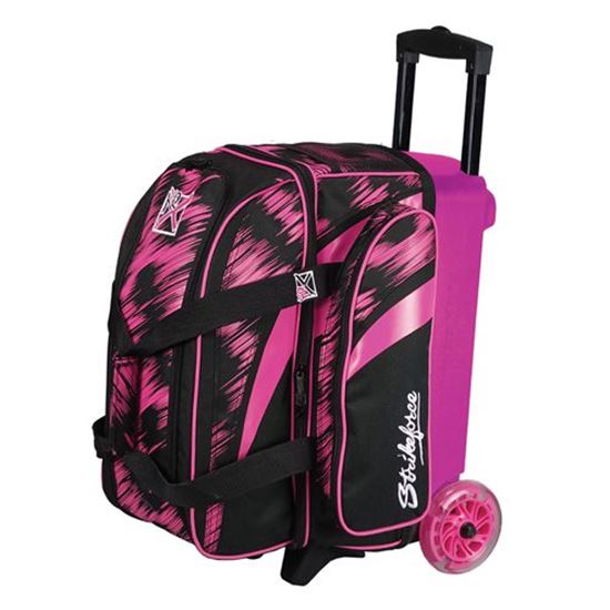Picture of KR Cruiser 2 Ball Double Roller Scratch Pink Bowling Bag