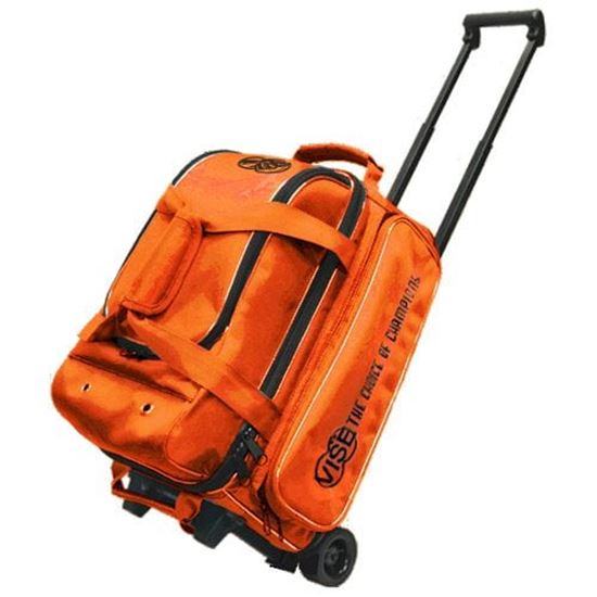 Picture of VISE 2 Ball Economy Double Roller Orange Bowling Bag