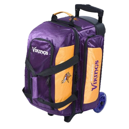 Picture of KR NFL 2 Ball Double Roller Minnesota Vikings Bowling Bag