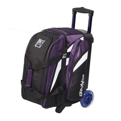 Picture of KR Cruiser 2 Ball Double Roller Purple Black White Bowling Bag