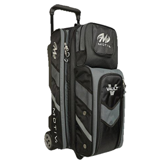 Picture of Motiv Vault 3 Ball Triple Roller Covert Black Bowling Bag