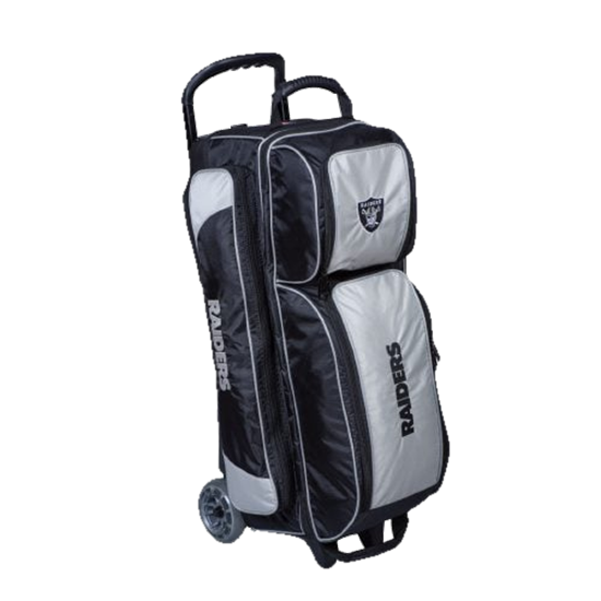 Picture of KR Raiders 3 Ball Premium Triple Roller NFL Bowling Bag