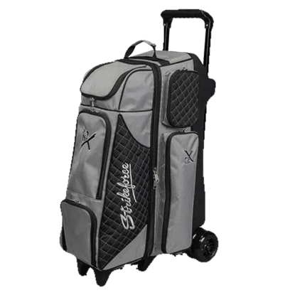Picture of KR Strikeforce Royal Flush 4 x 4 Roller Silver Black Bowling Bag