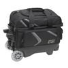 Picture of BSI Prime 2 Ball Double Roller Black Charcoal Bowling Bag