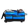 Picture of KR Strikeforce Konvoy 3 Ball Triple Roller Black Caribbean Blue Bowling Bag