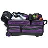 Picture of KR Strikeforce Konvoy 3 Ball Triple Roller Black Purple Bowling Bag