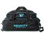 Picture of Velocity 3 Ball Triple Tote With Shoe Pouch Black Teal Bowling Bag