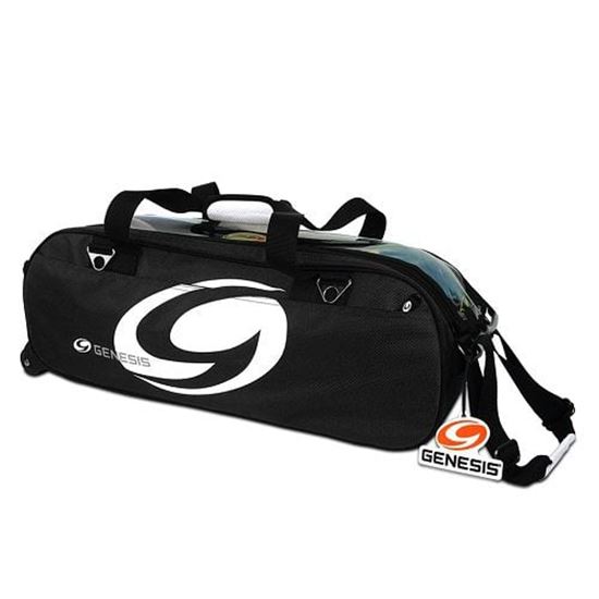 Picture of Genesis Sport 3 Ball Triple Tote Black Bowling Bag
